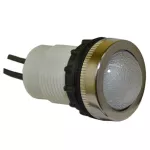 PROMET Lampka D22MP 24V-230V metalowa biała