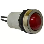 PROMET Lampka D22MP 24V-230V metalowa czerwona