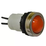 PROMET Lampka D22MP 24V-230V metalowa żółta