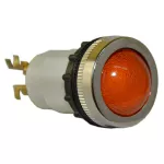 PROMET Lampka D22MS 24V-230V metalowa żółta