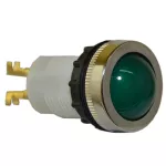 PROMET Lampka D22MS 24V-230V metalowa zielona