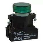 PROMET Lampka L22D 24V-230V zielona