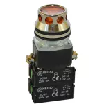 PROMET Przycisk NEF30-KL2X2Y/24V żółty