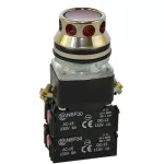 PROMET Przycisk NEF30-KL3Y/24V czerwony