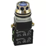 PROMET Przycisk NEF30-UKL2X2Y/130V niebieski