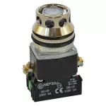 PROMET Przycisk NEF30-UKLDX 24V-230V biały