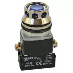 PROMET Przycisk NEF30-UKLDX 24V-230V niebieski