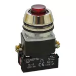 PROMET Przycisk NEF30-UWL2Y/24V czerwony