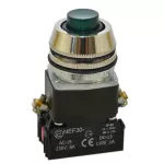 PROMET Przycisk NEF30-UWL2Y/24V zielony