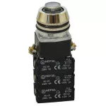 PROMET Przycisk NEF30-UWL3X3Y/24V bezbarwny