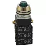 PROMET Przycisk NEF30-UWL3X3Y/24V zielony