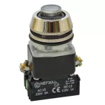 PROMET Przycisk NEF30-UWLX/24V bezbarwny