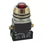 PROMET Przycisk NEF30-UWLX/24V czerwony