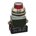 PROMET Przycisk NEF30-WL2Y/24V czerwony