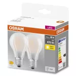 Lampa LED BASE Classic A40 4W/827 230VGLFR E27 10X2 OSRAM