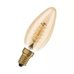 Lampa LED Vintage 1906 LED dim CLASSIC B Filament szkło przezroczyste GOLD 25 DIM 3.4W/822 E14 LEDVANCE