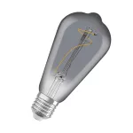 Lampa LED Vintage 1906 LED CLASSIC Edison Filament szkło przezroczyste SMOKE 10 non-dim 3.4W/818 E27 LEDVANCE