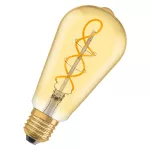 Lampa LED Vintage 1906 LED CLASSIC Edison Filament szkło przezroczyste GOLD 28 non-dim 4W/820 E27 LEDVANCE