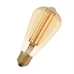 Lampa LED Vintage 1906 LED dim CLASSIC Edison Filament szkło przezroczyste GOLD 60 DIM 8.8W/822 E27 LEDVANCE