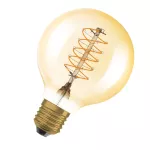 Lampa LED Vintage 1906 LED dim CLASSIC Globe80 Filament szkło przezroczyste GOLD 48 DIM 7W/822 E27 LEDVANCE