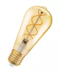 Lampa LED Vintage 1906 LED dim CLASSIC Edison Filament szkło przezroczyste GOLD 28 DIM 4W/820 E27 LEDVANCE