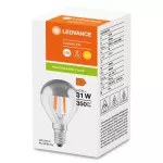 Lampa LED PERFORMANCE CLASS CLASSIC P Filament szkło przezroczyste Mirror Silver 31 non-dim 4W/827 E14 LEDVANCE