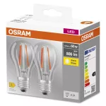 Lampa LED BASE Classic A60 6,5W/827 230V Filament szkło przezroczyste E2710X2OSRAM