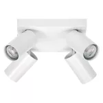 Oprawa LED SPOT OCTAGON WHITE Plate 4x3.4W 927 DIM