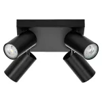 Oprawa LED SPOT OCTAGON BLACK Plate 4x3.4W 927 DIM