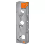 Oprawa LED SPOT PEAR GREY 3 x 4.3W 2700K GU10