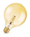 Lampa LED Vintage 1906 CL GLOBE125 Filament szkło przezroczyste GOLD 55 non-dim 6,5W 825 E27