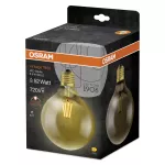 Lampa LED Vintage 1906 CL GLOBE125 Filament szkło przezroczyste GOLD 55 non-dim 6,5W 825 E27