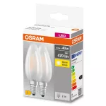 Lampa LED BASE Classic B40 4W/827 230V szkło matowe E14 FS2 OSRAM