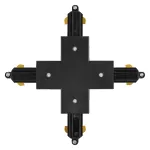 Łącznik do oprawy Tracklight accessories Cross Connector Black