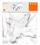 Łącznik do oprawy Tracklight accessories Cross Connector White