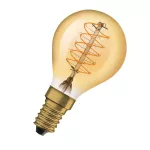 Lampa LED Vintage 1906 CL P Filament szkło przezroczyste GOLD 25 dim 3,4W 824 E14