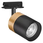 Oprawa TRACKLIGHT SPOT CYLINDER GOLD GU10 Black