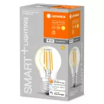 Lampa LED SMART+ WiFi CL P Filament szkło przezroczyste DIM 40 4W/827 E27