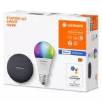 Lampa LED z głośnikiem GOOGLE NEST BK DACH CL A60 RGBW BT KIT