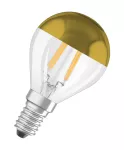 Lampa LED STAR CL P Filament szkło przezroczyste Mirror Gold 37 non-dim 4W 827 E14