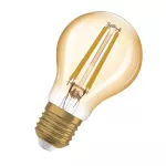 Lampa LED Vintage 1906 CL A Filament szkło przezroczyste GOLD 63 non-dim 7,5W 825 E27