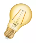 Lampa LED Vintage 1906 CL A Filament szkło przezroczyste GOLD 22 non-dim 2,5W 824 E27