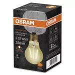 Lampa LED Vintage 1906 CL A Filament szkło przezroczyste GOLD 22 non-dim 2,5W 824 E27