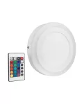 Oprawa LED COLOR + WHITE Round 200mm 18W + RC