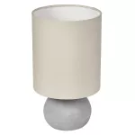 Oprawa Decor Impact Table 1XE27 Beige and Gray