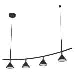 Oprawa Decor Fuji 4XPendant Linear 16W 930 Black