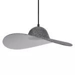 Oprawa Decor Felt Hat Pendant 1XE27 Dark Gray