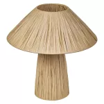 Oprawa Decor Bamboo Paper Hut Table 1XE27 Brown