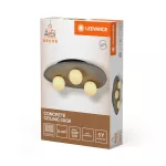 Oprawa Decor Concrete Nest Ceiling 3XG9 Grey