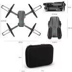 Dron E99 Pro | Zestaw dron + 3 baterie + pokrowiec | 1800mAh